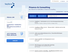 Tablet Screenshot of finanzen-jobs.stepstone.de
