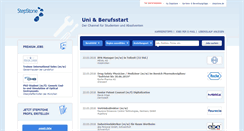 Desktop Screenshot of berufsstart.stepstone.de